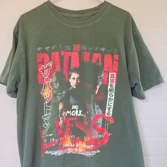Rucking Fotten THE BATMAN Japanese Movie Poster Graphic Tee Shirt L - Picture 1 of 5